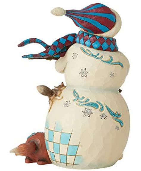 Enesco Jim Shore Heartwood Creek Winter Wonderland Snowman Figurine 8