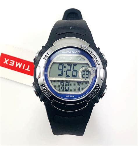 The marathon men episode 1: Men's Timex Marathon Digital Mid Black Silicone Band Watch ...