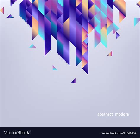 Background With Colorful Gradient Geometric Shapes