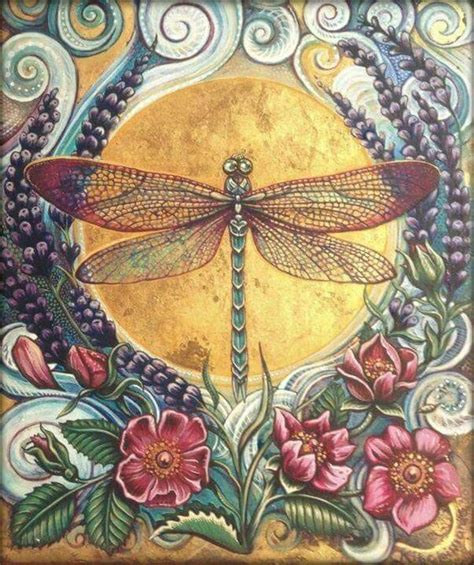 Mis Imágenes Dragonfly Art Art Painting