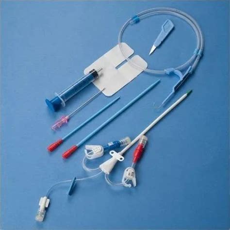 Curved Central Venous Triple Lumen Kitdialysis For Hospital At Rs