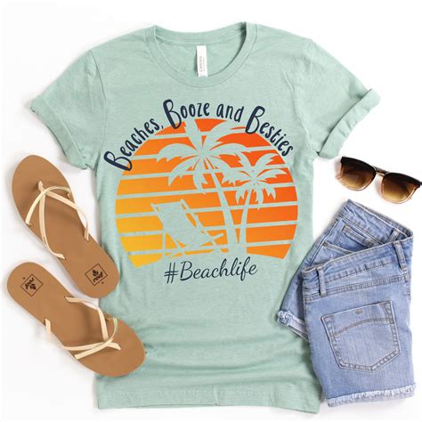 beach vacation shirts for women beach shirt girls trip etsy