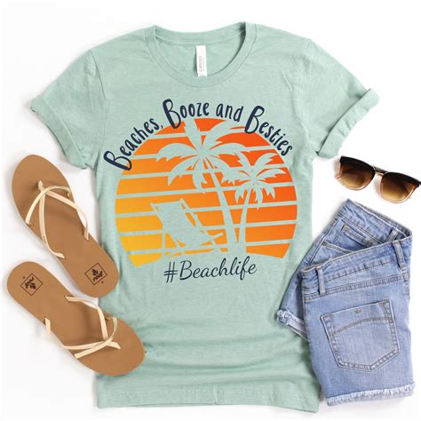 Beach Vacation Shirts For Women Beach Shirt Girls Trip Etsy