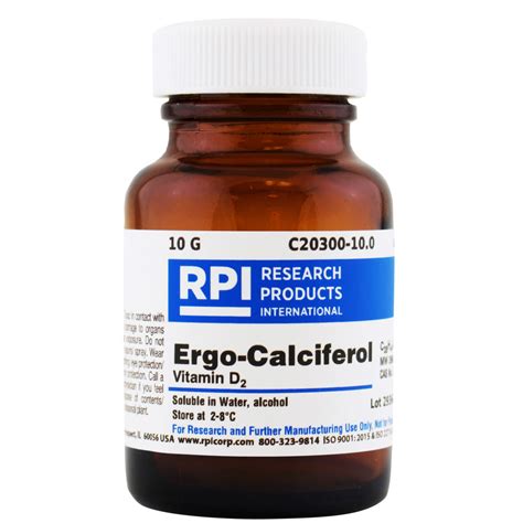 C20300 100 Ergocalciferol Ercalciol Calciferol Vitamin D2 10 Grams