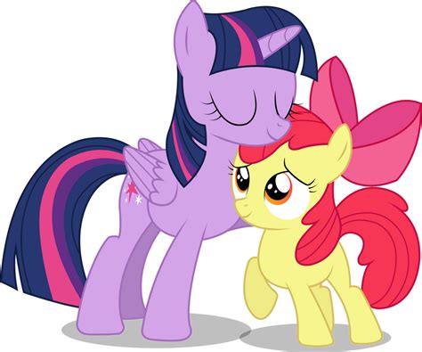 Vector Request Twilight Sparkle Apple Bloom By Simplyfeatherbrain