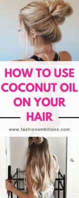 Certain components of coconut oil keep the hair strong, nourished and protected from the effects of aging and damage. How To Use Coconut Oil On Your Hair | Coconut oil hair ...