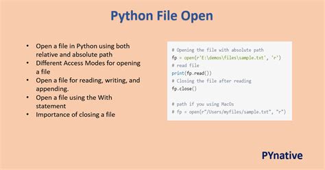Open A File In Python Pynative