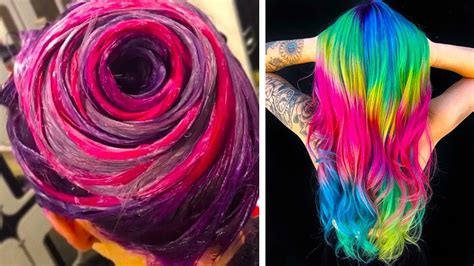 Surprising Colorful Hair Transformations That Youll Love Youtube