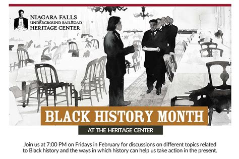 Virtual Black History Month Events By The Niagara Falls Underground