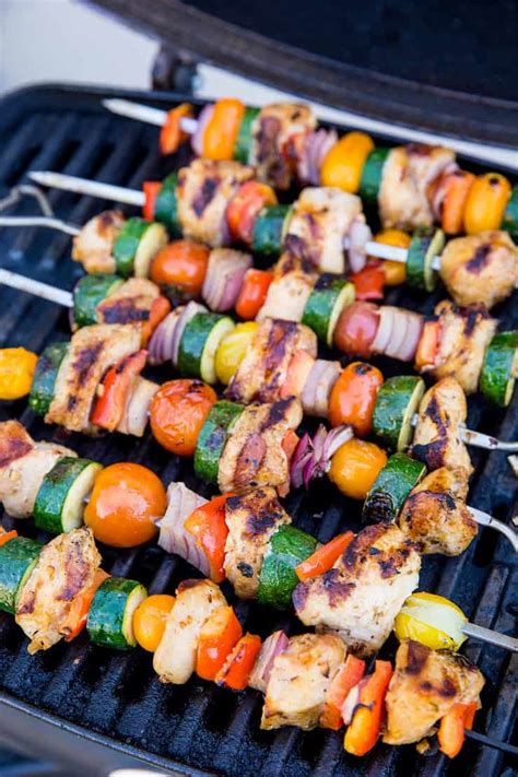 Grilled Chicken Kabobs The Roasted Root