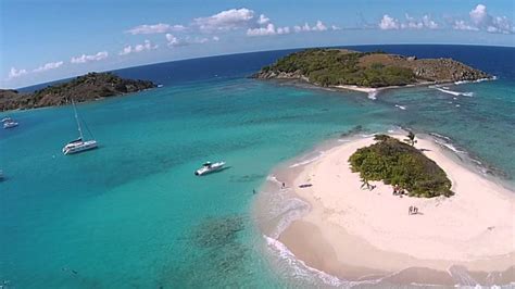 Sandy Spit British Virgin Islands Aerial View Vi From