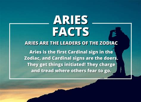 40 Interesting Facts About Aries Zodiac Sign