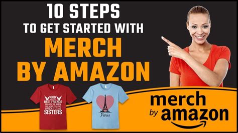 Merch By Amazon Steps To Get Started With Merch By Amazon Youtube