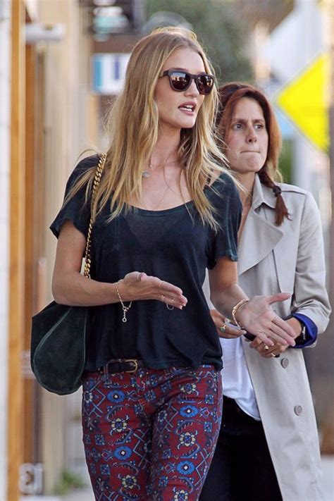 Rosie Huntington Whiteley Shops With Her Brother Toby In La The