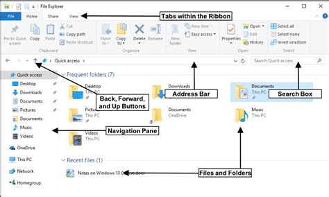 File Explorer In Windows 10 Instructions And Video Lesson