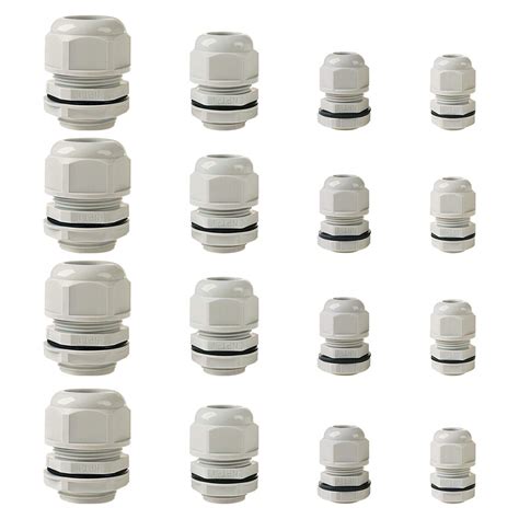 IP UL Listed Nylon Cord Grip Waterproof NPT Cable Glands Assortment Pcs Cable Strain Relief