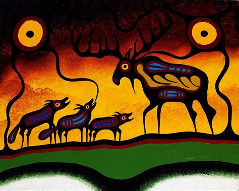 11nations Frank Polson Algonquin Canadian Art Native American Art