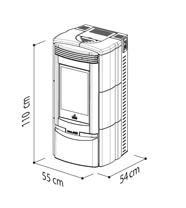 More images for dimensiones de una estufa » Estufa Pellet Malaga - BLOG Todo Chimeneas