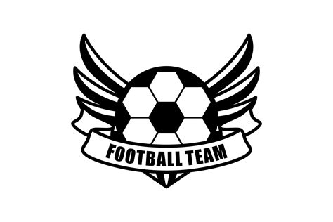 Black And White Logo Football 1 Graphic By Ranartlabs · Creative Fabrica