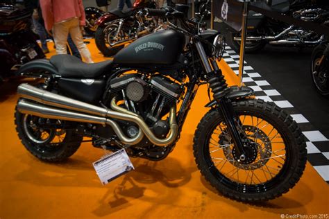 Harley davidson 48 harley davidson scrambler motos harley harley davidson museum softail deluxe milwaukee captain america motorcycle for sale: Photo de moto Harley Davidson Kit Scrambler sur XL883N ...