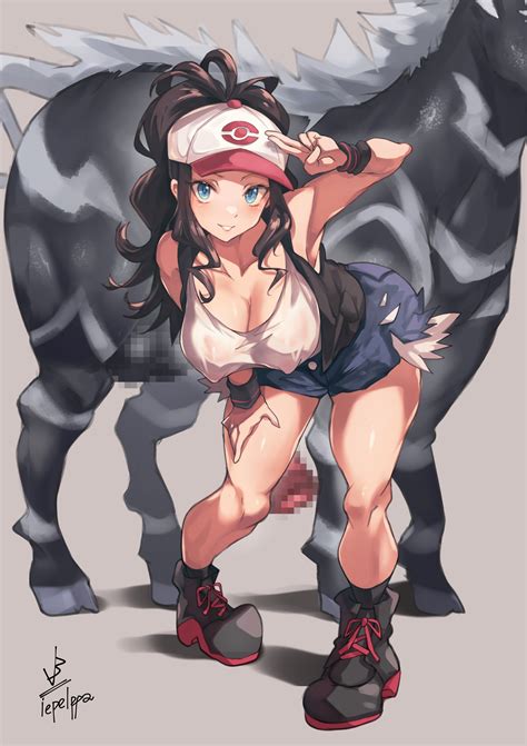 Hilda And Zebstrika Pokemon And More Drawn By Iparupua Danbooru