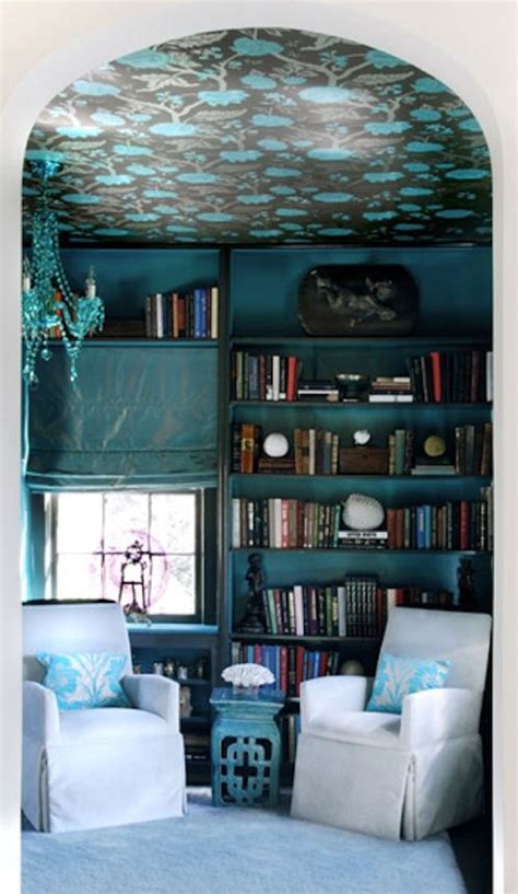 Dreaming In Turquoise Wallpaper Ceiling False Ceiling Design Home