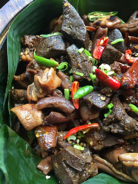 Recipe Traditional Naga Delicacy Pork Innards By Lilia Jimomi