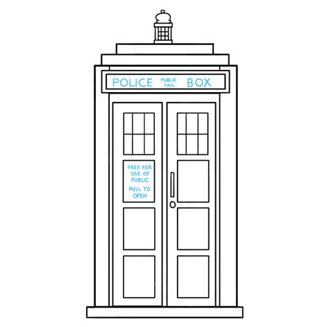 How to Draw the Tardis - Really Easy Drawing Tutorial | Drawing tutorial easy, Drawing tutorial ...