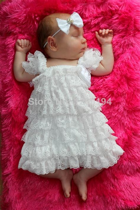 2015 Newborn Baby Girls Dresses For Baby Christening Blessing White