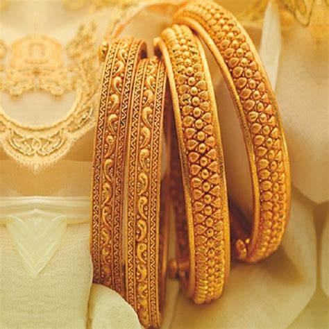 From malabar gold and diamonds, pc chandra jewellers, p.n. 15 Best Gold Bangle Designs in 20 Grams - Mastorat.com
