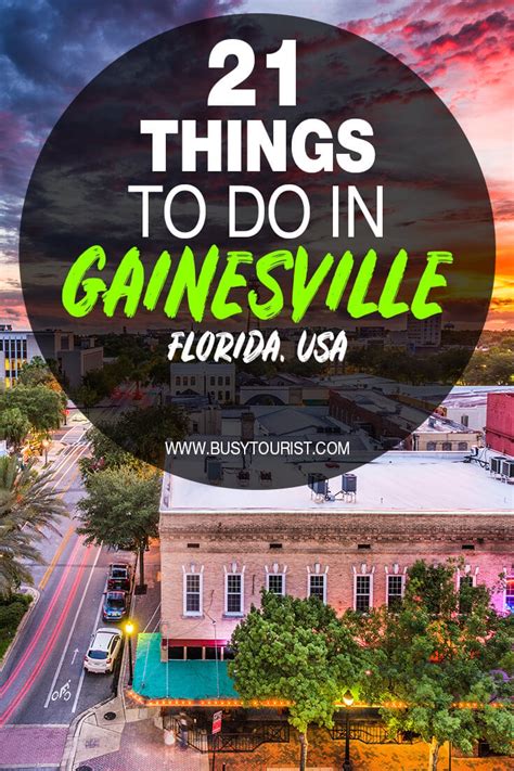 21 Fun Things To Do In Gainesville Florida Busy Tourist