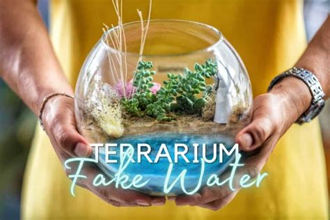 How To Make Fake Water For Crafts Resin Terrarium Guide