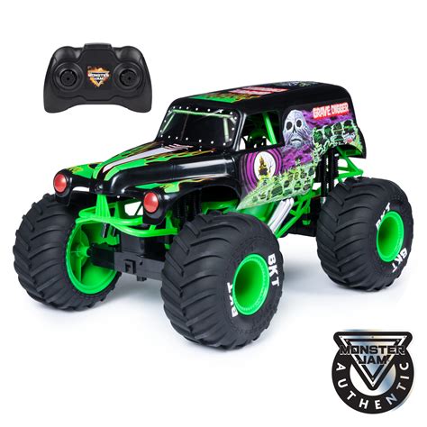 💡 how much does the shipping cost for remote control monster jam trucks? Monster Jam, Official Grave Digger Remote Control Monster ...