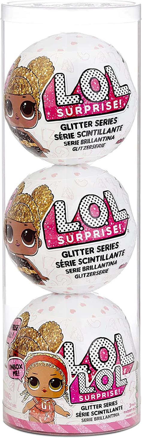 【いいたしま】 Lol Surprise Glitter Series Style 3 Dolls 3 Pack， Each With 7 Surprises In 並行輸入品