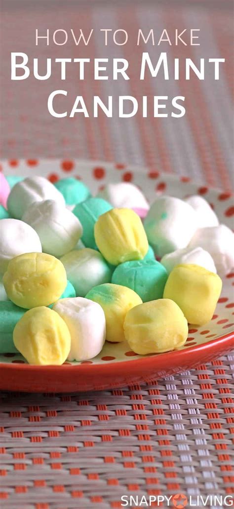 Quick Easy Butter Mints Recipe Recipe Butter Mints Candy Recipes