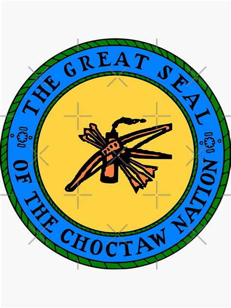 The Great Seal Of The Choctaw Nation Sticker For Sale By Pop Pop P