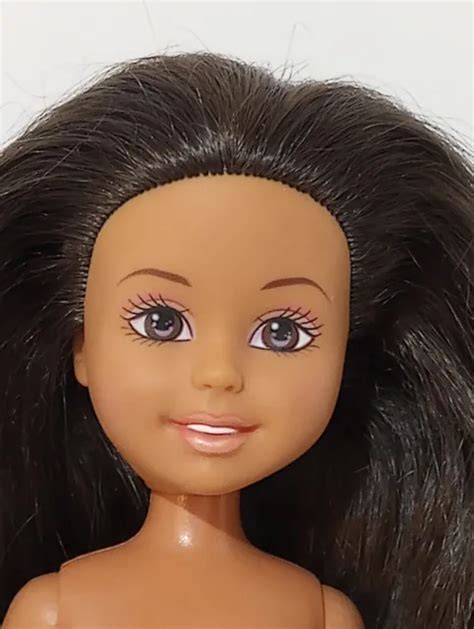 WEE 3 THREE Friends Mattel Barbie African American Doll Nude Purple