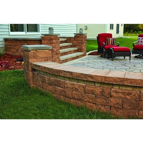 Oldcastle Tango 4 In X 12 In X 6 In Brownbuff Concrete Garden Wall