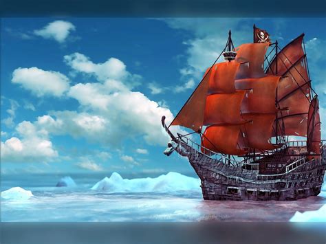Pirate Ship Wallpapers For Desktop Wallpapersafari