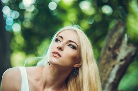 Premium Photo Beautiful Blonde Portrait Stylish Sexyportrait Of An