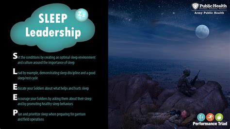sleep education good leadership may help army solve its sleeping problem article the united