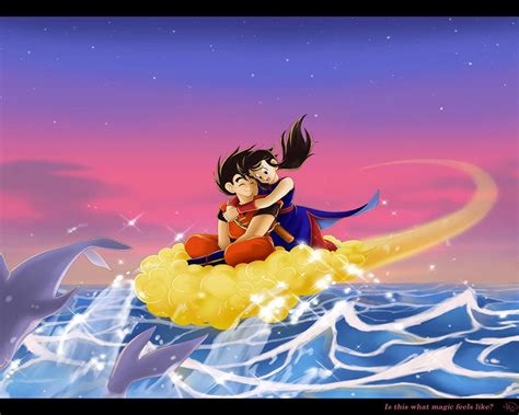 Download Chichi And Goku The Perfect Couple Wallpaper