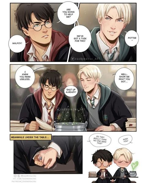 Drarry Draco X Harry Potter By Egonorainu Ig Harry Potter Comics