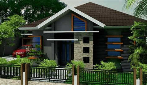 Dikelilingi pohon rindang dan rerumputan hijau semakin lengkap dengan desain rumah sedehana yang menawan. Rumah Idaman Sederhana - Jasa Renovasi Kontraktor Rumah ...