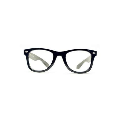 Vintage Retro Style Oversized Black Frame Nerd Geek Clear Lens Glasses