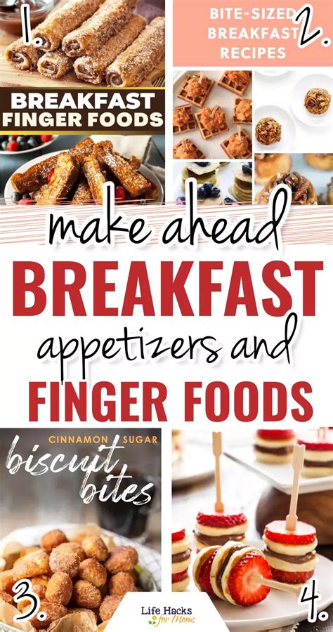 The Best Make Ahead Breakfast Finger Foods For A Brunch Party Crowd