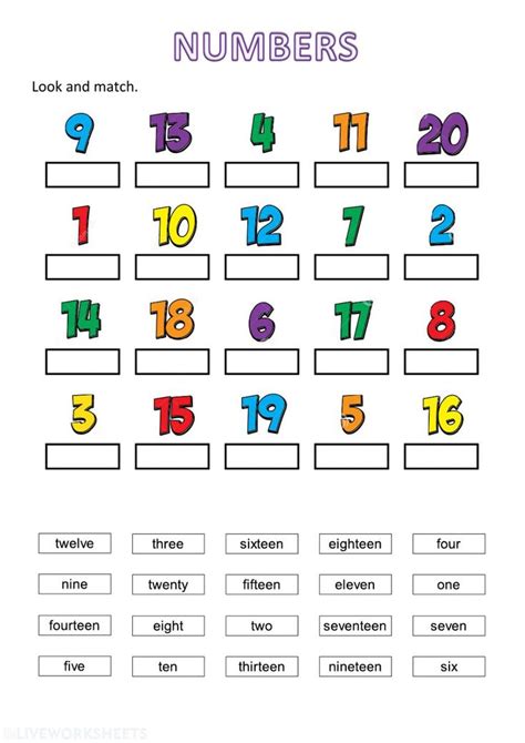 Cardinal Numbers Interactive Exercise For Beginners You Can Do The