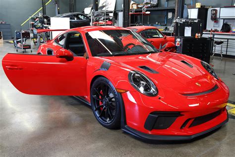 Guards Red Porsche 9912 Gt3 Rs Bbi Roll Bar And Harness Install