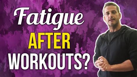 Fatigue After Workouts The Science Why Youre Not Holding Your Charge