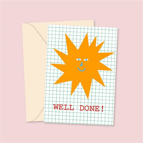 Well Done Congratulations Card Palpack